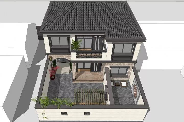 7款风格各异的自建房一看就是富贵人家，建一栋(图17)