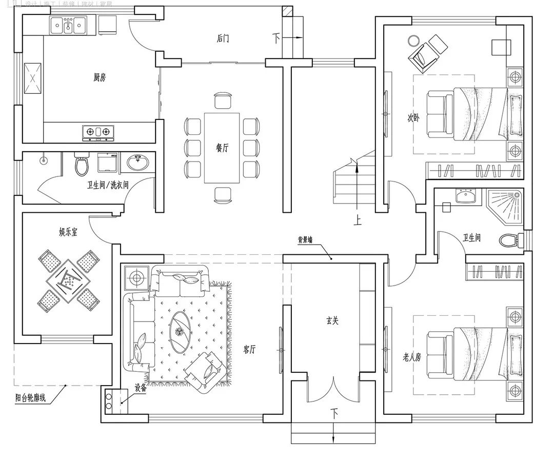 7款风格各异的自建房一看就是富贵人家，建一栋(图14)