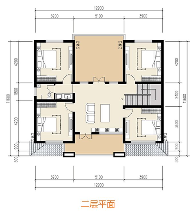 最美新中式！7款自建二层院落超有气势，这才是(图18)