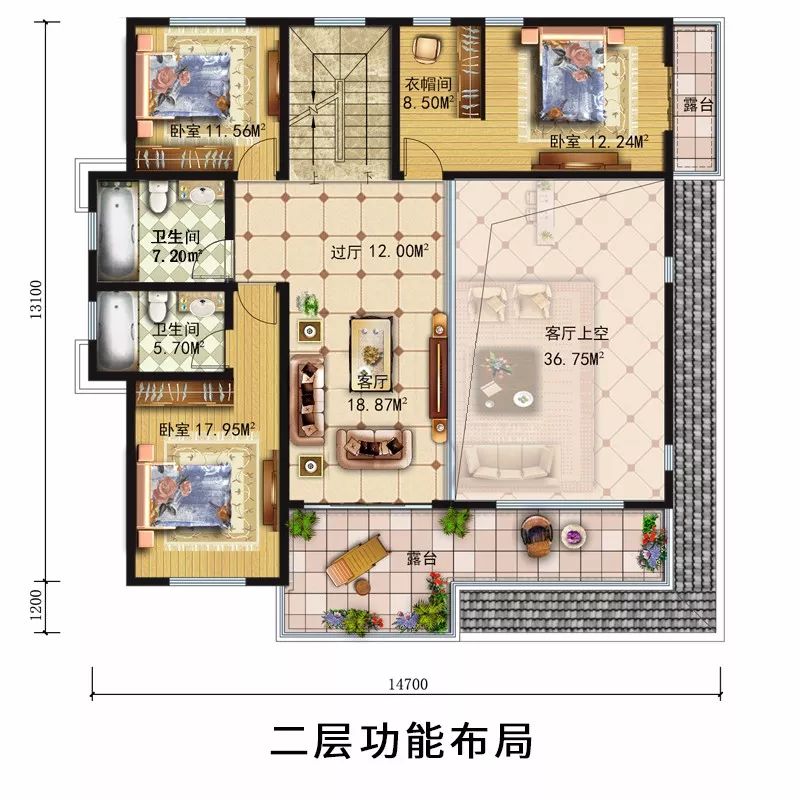 6套高逼格别墅，回头率100%，借钱也要建一栋(图3)