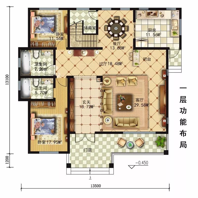 6套高逼格别墅，回头率100%，借钱也要建一栋(图2)