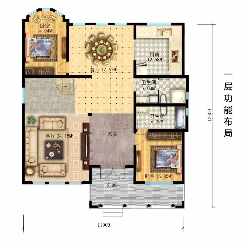 6套高逼格别墅，回头率100%，借钱也要建一栋(图9)