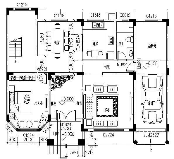 7款自建别墅风格迥异，款款带车库(图10)