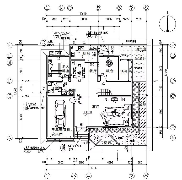 7款自建别墅风格迥异，款款带车库(图6)