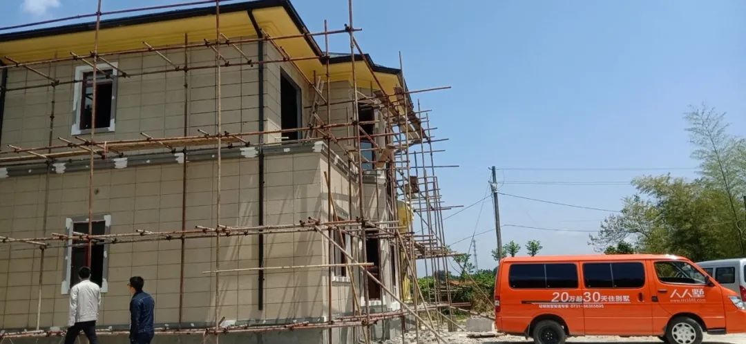 轻钢怎么横扫农村的？谢老板别墅3月建成，依山(图9)