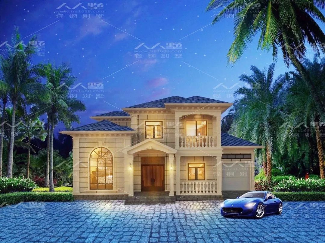 网上传疯了！3个月建成的轻钢别墅惊艳全村(图1)