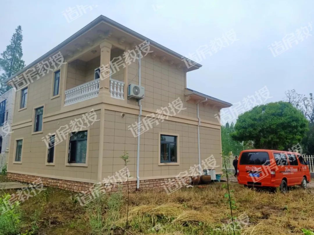 落后的砖混还建吗？庄先生农村建轻钢别墅，加(图8)