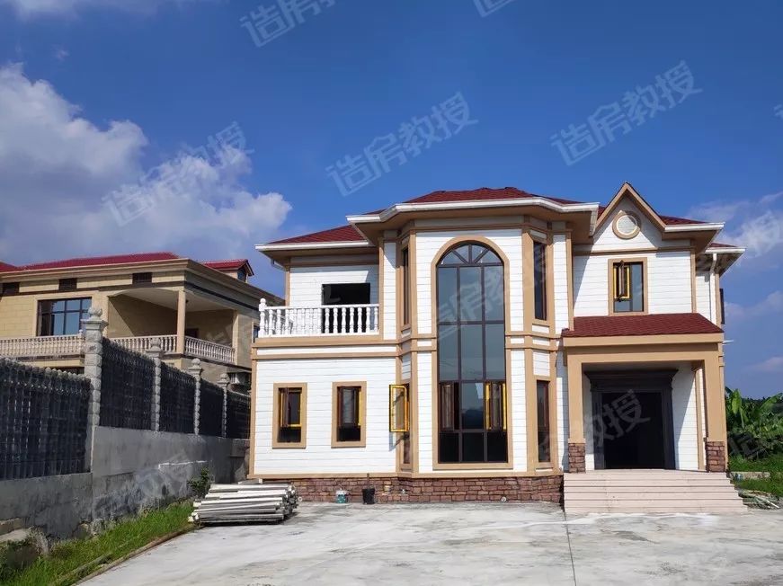 3套轻钢实景案例，第一套24万，搭建时村民疯狂(图9)